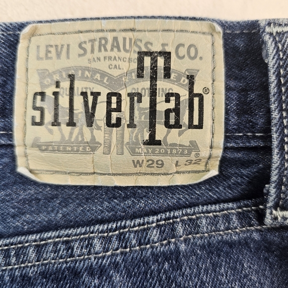 Levi’s Silver Tab Jeans W29 L32 Men’s Denim Straight Leg - Picture 13 of 15